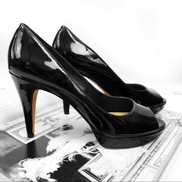 Vince camuto black patent leather pumps - Picture 2 of 4